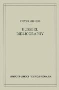 Edmund Husserl Bibliography