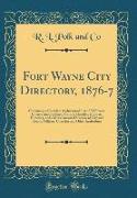 Fort Wayne City Directory, 1876-7