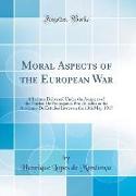 Moral Aspects of the European War