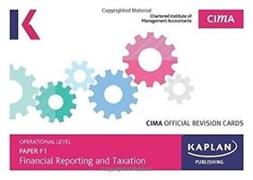 F1 FINANCIAL REPORTING AND TAXATION - REVISION CARDS