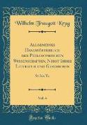 Allgemeines Handwörterbuch der Philosophischen Wissenschaften, Nebst Ihrer Literatur und Geschichte, Vol. 4