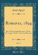 Romania, 1894, Vol. 23