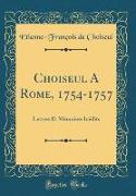 Choiseul A Rome, 1754-1757