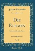 Die Elegien, Vol. 1