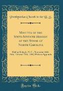 Minutes of the Sixty-Seventh Session of the Synod of North Carolina