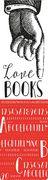 libri_x Lesezeichen mit Band Love BOOKS