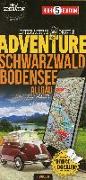 Adventure Map Schwarzwald Bodensee Allgäu 1:200 000