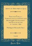 Berichte Über die Verhandlungen der Königlich Sächsischen Gesellschaft der Wissenschaften zu Leipzig, 1896, Vol. 48