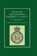 Royal Leicestershire Regiment, 17th Foot a History of the Years 1928 to 1956
