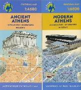 Stadtplan Ancient Athens / Modern Athens 1:4600