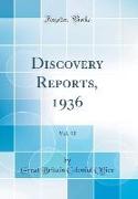 Discovery Reports, 1936, Vol. 13 (Classic Reprint)