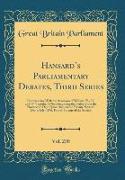 Hansard's Parliamentary Debates, Third Series, Vol. 230