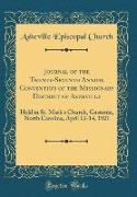 Journal of the Twenty-Seventh Annual Convention of the Missionary District of Asheville