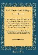 Comptes Rendus des Séances De La Quinzième Conférence Générale De L'association Géodésique Internationale Réunie À Budapest Du 20 Au 28 Septembre 1906