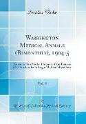 Washington Medical Annals (Bimonthly), 1904-5, Vol. 3