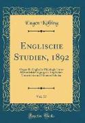 Englische Studien, 1892, Vol. 17