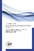 Livre des proceedings du JICHA 1-2016