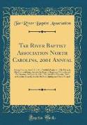 Tar River Baptist Association North Carolina, 2001 Annual