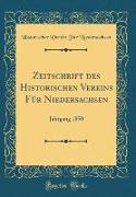 Zeitschrift des Historischen Vereins Für Niedersachsen