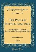 The Poultry Keeper, 1924-1925, Vol. 41