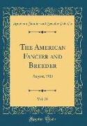 The American Fancier and Breeder, Vol. 20: August, 1903 (Classic Reprint)