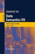 Journal on Data Semantics VII