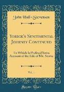 Yorick's Sentimental Journey Continued, Vol. 1