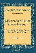 Manual of United States History