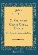 C. Sallustii Crispi Opera Omnia