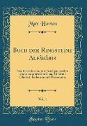 Buch der Ringsteine Alfârâbis, Vol. 1