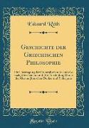 Geschichte der Griechischen Philosophie