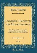 Universal-Handbuch der Musikliteratur, Vol. 8