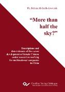 ¿More than half the sky?¿. Descriptions and determinants of the career development of female Chinese senior executives working at multinational companies in China