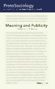 Meaning and Publicity