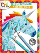 Origami-Malblock. Malen nach Zahlen