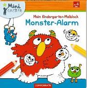 Mein Kindergarten-Malblock: Monster-Alarm