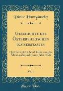 Geschichte des Österreichischen Kaiserstaates, Vol. 1