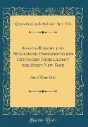 Kassen-Bericht und Mitglieder-Verzeichniss der Deutschen Gesellschaft der Stadt New-York