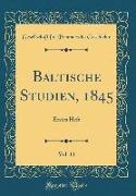 Baltische Studien, 1845, Vol. 11