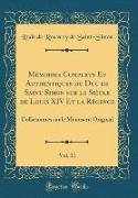 Mémoires Complets Et Authentiques du Duc de Saint-Simon sur le Siècle de Louis XIV Et la Régence, Vol. 11