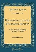 Proceedings of the Bostonian Society