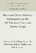 Black and Other Minority Participation in the All-Volunteer Navy and Marine Corps