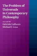 The Problem of Universals in Contemporary Philosophy