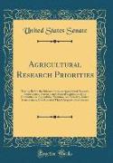 Agricultural Research Priorities