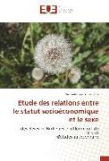 Étude des relations entre le statut socioéconomique et le sexe