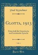 Glotta, 1913, Vol. 4