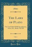 The Laws of Plato, Vol. 2