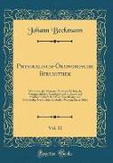 Physikalisch-Ökonomische Bibliothek, Vol. 11