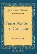 From School to College (Classic Reprint)