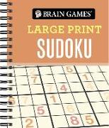 Brain Games - Large Print Sudoku (Orange)